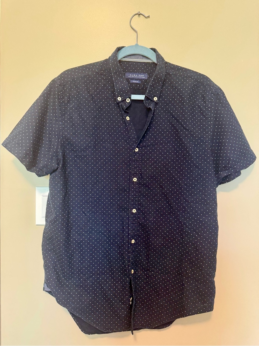 Men’s Zara Short-Sleeve Button-Down Shirt